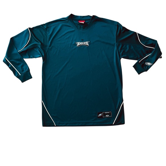 NFL Other - NFL Philadelphia Eagles Long Sleeve Men’s Large Polyester Green Shirt